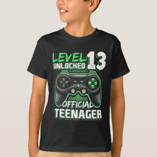 T-shirt Niveau 13 Jeux vidéo officiels non bloqués 13t
