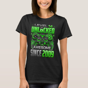 T-shirt Niveau 14 Déverrouillé stupéfiant depuis 2009 14e