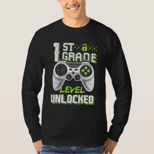 T-shirt Niveau 1ère année débloqué Joueur Premier Jour D'é