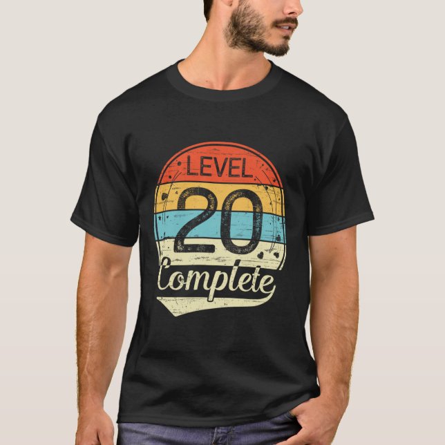 T-shirt Niveau 20 - 20e anniversaire du Mariage T (Devant)