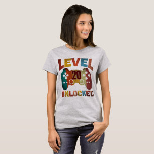 T-Shirt Niveau 20 Débloqué