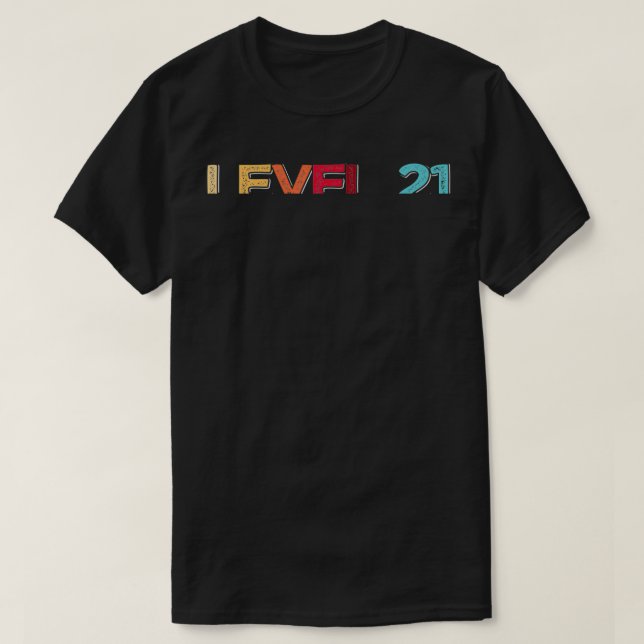 T-shirt Niveau 21 Déverrouillé stupéfiant depuis 2000 21e  (Design devant)