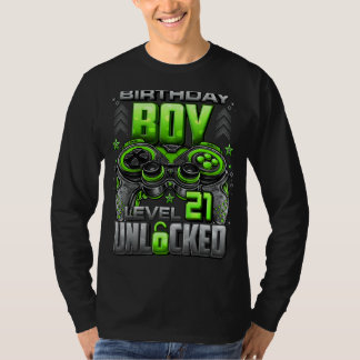T-shirt Niveau 21 Déverrouillé stupéfiant depuis 2001 21e 