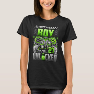 T-shirt Niveau 21 Déverrouillé stupéfiant depuis 2001 21e 
