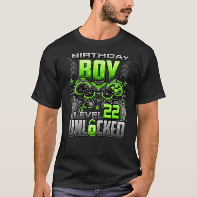 T-shirt Niveau 22 Déverrouillé stupéfiant depuis 2000 22e  (Devant)