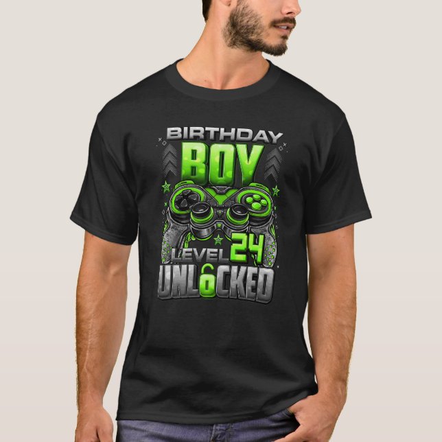 T-shirt Niveau 24 Déverrouillé stupéfiant depuis 1998 24e  (Devant)