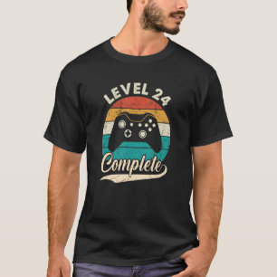 T-shirt Niveau 24 Fin du 24e anniversaire du Mariage pour 