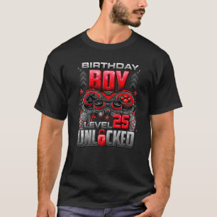 T-shirt Niveau 25 Déverrouillé stupéfiant depuis 1997 25e 