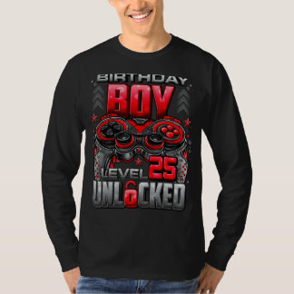 T-shirt Niveau 25 Déverrouillé stupéfiant depuis 1997 25e 