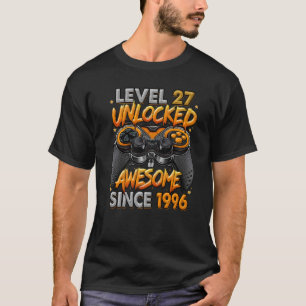 T-shirt Niveau 27 Déverrouillé stupéfiant depuis 1996 27e 