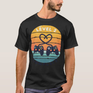 T-shirt Niveau 2 Complet - 2e anniversaire Mariage Cadeau 
