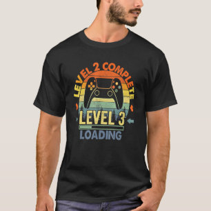 T-shirt Niveau 2 Fin 2 Anniversaire 2e Anniversaire Mariag