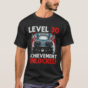 T-shirt Niveau 30 Déverrouillé Étonnant Depuis 1991 30E