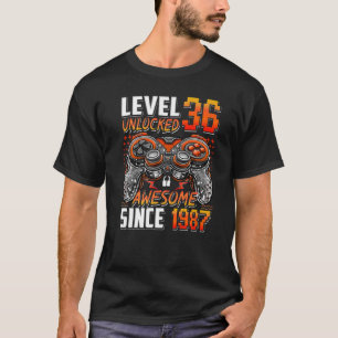 T-shirt Niveau 36 Déverrouillé stupéfiant depuis 1987 36e 