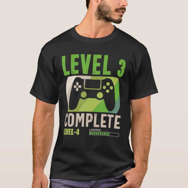 T-shirt Niveau 3 Complet 3 Anniversaire Funny 3E Mariage A (Devant)