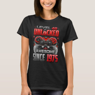 T-shirt Niveau 48 Déverrouillé stupéfiant depuis 1975 48e 