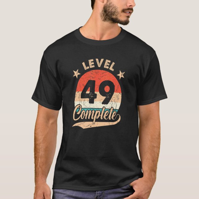 T-shirt Niveau 49 Complet Rétro 49e anniversaire Mariage F (Devant)