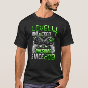 T-shirt Niveau 4 déverrouillé stupéfiant depuis 2018 4e an