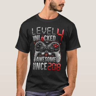T-shirt Niveau 4 déverrouillé stupéfiant depuis 2018 4e an