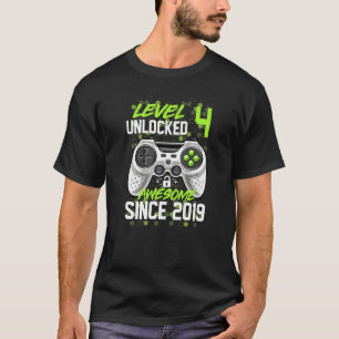 T-shirt Niveau 4 déverrouillé stupéfiant depuis 2019 4e an