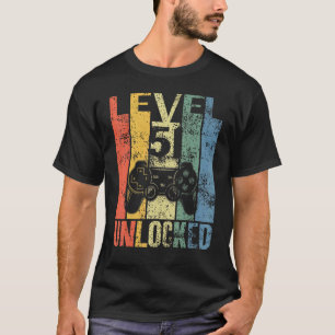 T-shirt Niveau 51 Déverrouillé 51ème Anniversaire Pour Les