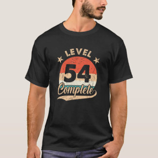 T-shirt Niveau 54 Rétro Complet 54E Anniversaire Mariage P