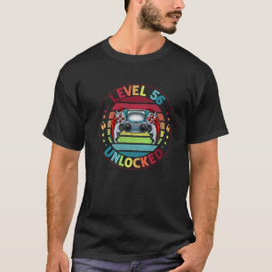 T-shirt Niveau 56 Déverrouillé Étonnant Depuis 1965 56E An