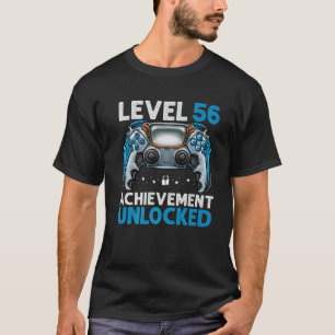 T-shirt Niveau 56 Déverrouillé Étonnant Depuis 1965 56E An
