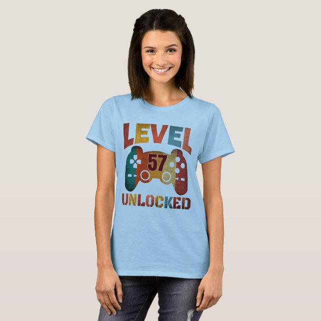 T-Shirt NIVEAU 57 DÉBLOQUÉ (Devant entier)