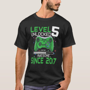 T-shirt Niveau 5 déverrouillé stupéfiant depuis 2017 5e an