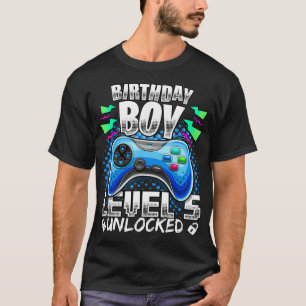 T-shirt Niveau 5 Jeu vidéo déverrouillé 5e Jeu d'anniversa