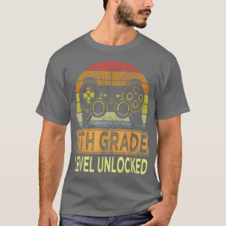 T-shirt Niveau 5e année déverrouillé Première journée de l