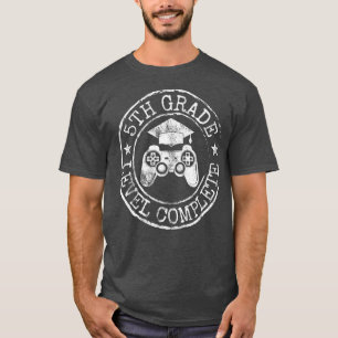 T-shirt Niveau 5e année Terminé Cinquième année