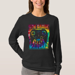 T-shirt Niveau 5e débloqué jeu vidéo de rentrée scolaire