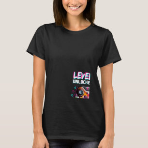 T-shirt Niveau 6 Débloqué Jeu Vidéo 6ème Anniversaire Joue