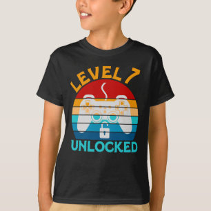 T-shirt Niveau 7 Anniversaire non verrouillé
