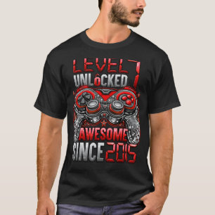 T-shirt Niveau 7 déverrouillé stupéfiant depuis 2015 7e an