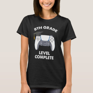 T-shirt Niveau 8e année Complet Graduation Gamer Boys Sch