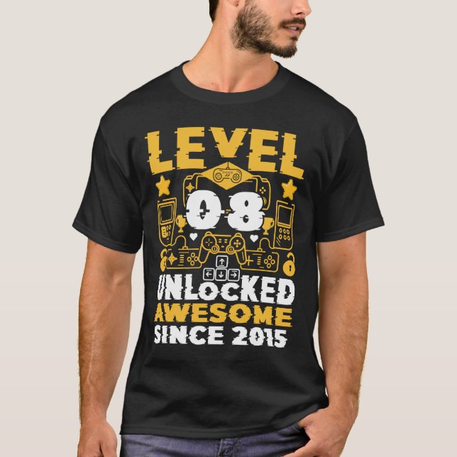T-shirt Niveau 93 Déverrouillé Étonnant Depuis 1930 (Devant)