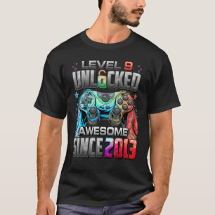 T-shirt Niveau 9 déverrouillé stupéfiant depuis 2013 9e an