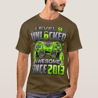 T-shirt Niveau 9 déverrouillé stupéfiant depuis 2013 9e an