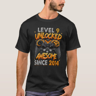 T-shirt Niveau 9 déverrouillé stupéfiant depuis 2014 9e an