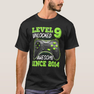 T-shirt Niveau 9 déverrouillé stupéfiant depuis 2014 jeu v