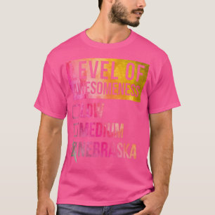 T-shirt Niveau Amusant De Compréhension Faible Moyen Poign