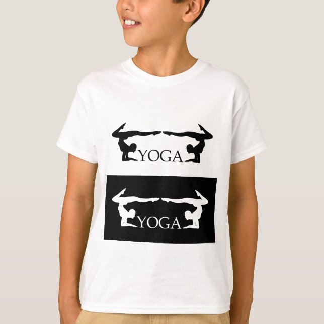 T-shirt Niveau avancé de pose de yoga (Devant)