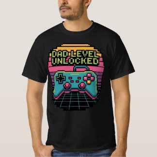 T-shirt NIVEAU DAD DÉVERROUILLÉ - Classic Pixel Gamer Edit