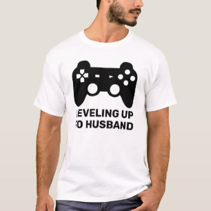 T-shirt Niveau de mari Mariage drôle de joueur