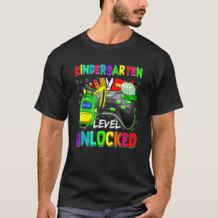 T-shirt Niveau de maternelle débloqué garçons joueurs dos