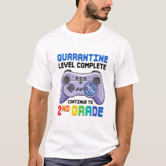T-shirt Niveau De Mise En Quarantaine Terminé Garçons De 2