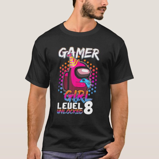 T-shirt Niveau De Stress 8 Parmi Les Dabbing Avec Nous 8E  (Devant)